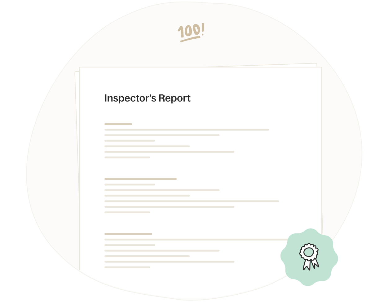 illustration of inspector's report